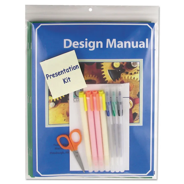 C-LINE CLI 47014 — C-Line Heavyweight Industrial Poly Zip Bags - Oversized For Green Bar Computer Paper, 13 x 16-3/4 x 2, 50/BX, 47014