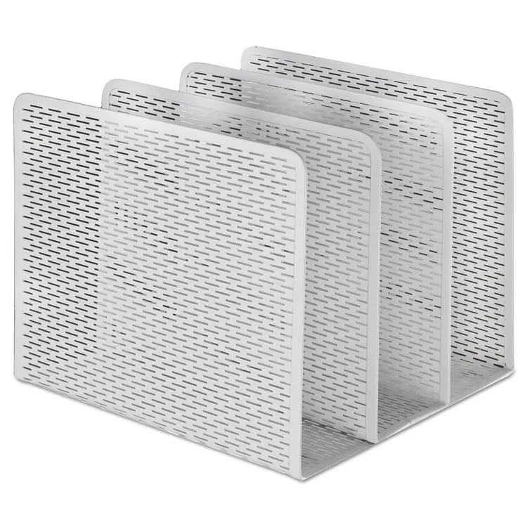 Artistic Products AOP ART20009 — Artistic Urban Collection Punched Metal File Sorter - 3 Compartment(s) - 3 - 7.3 Height x 8 Width x 8 Depth - Desktop - Heavy Duty, Scratch Resistant, Rounded Corner, Durable - Steel - 1 Each
