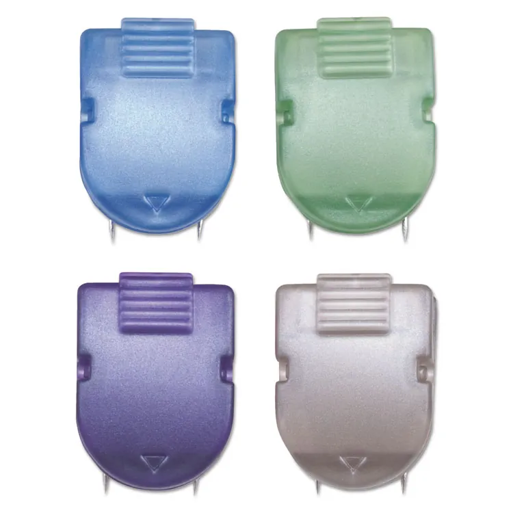 ADVANTUS CORPORATION AVT 75338 — Advantus Color Panel Wall Clips - 40 Sheet Capacity - for Paper Clip - Repositionable - 20 / Box - Metallic