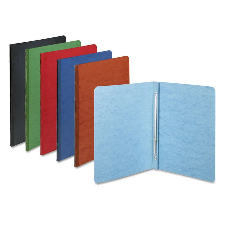 ACCO Brands A7025073A — Acco Presstex Letter Recycled Report Cover - 3 Folder Capacity - 8 1/2 x 11 - Tyvek, Leather - Dark Blue - 30% Recycled - 1 Each