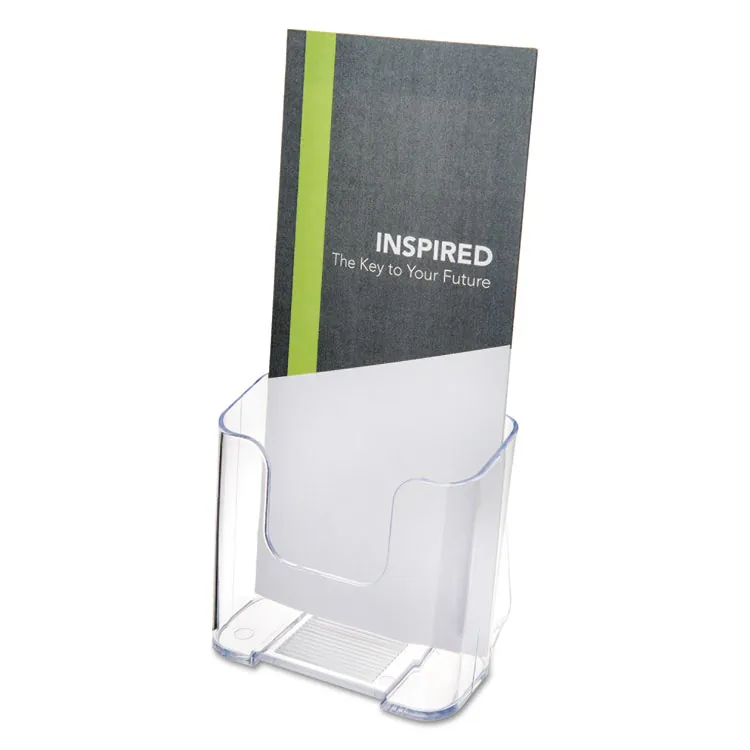 DEFLECTO DEF 74901 — Deflecto Single Compartment DocuHolder - 1 Compartment(s) - 7.8 Height x 6.8 Width x 3.8 Depth - Desktop - Clear - Plastic - 1 Each