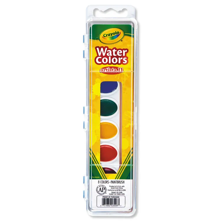 CRAYOLA CYO 531508 — Crayola Artista II Watercolor Set - 8 / Set - Assorted