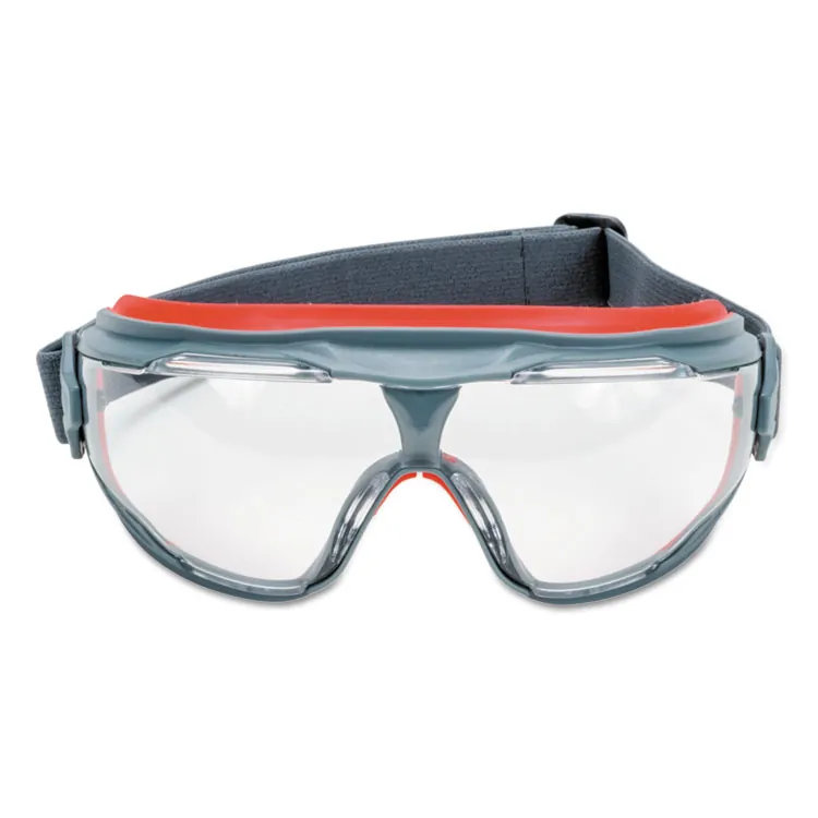 3M MMM GG501SGAF — 3M GoggleGear 500 Series Scotchgard Anti-Fog Goggles - Recommended for: Oil & Gas - Eye, Splash, Ultraviolet Protection - Polycarbonate Lens, Elastic Strap - Clear, Gray - 1 Each