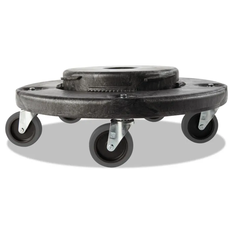 Rubbermaid RCP 264043BLA - Rubbermaid Commercial Brute Quiet Dolly - 250 lb Capacity - 