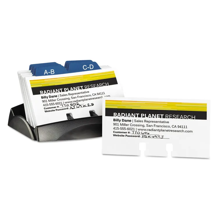 Avery Dennison AVE 5386 — Avery® Uncoated 2-side Printing Rotary Cards - 150 Card Capacity - For 5 x 3 Size Card - White