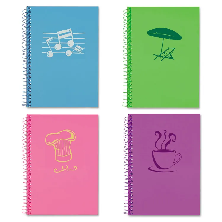 ROARING SPRING PAPER PRODUCTS ROA 12531 — Roaring Spring Lifenotes College Ruled Recycled Memo Spiral Notebook - 80 Sheets - 160 Pages - Printed - Spiral Bound - Both Side Ruling Surface - 15 lb Basis Weight - 56 g/m² Grammage - 7 x 5 - 1.25 x 57 - White Paper - Recycled - 4 / Pack