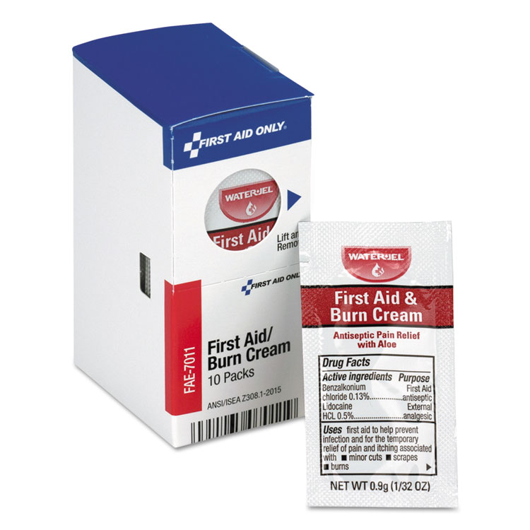 FIRST AID ONLY, INC. FAO FAE7011 - First Aid Only First Aid Burn Cream Packets - For Burn, Cut,