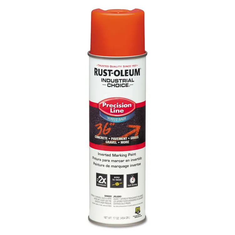 RUST-OLEUM CORPORATION RST 203035 — Rust-Oleum Marking Paint - 17 fl oz - 1 Each - Alert Orange