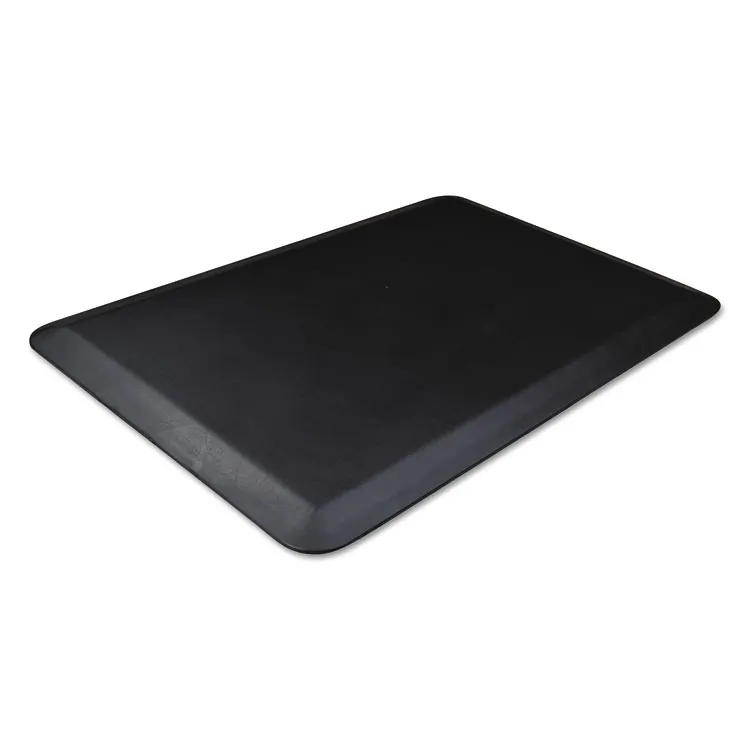 DEFLECTO DEF AF1824PU — Deflecto Anti-fatigue Mat - Floor - 24 Length x 18 Width x 0.75 Thickness - Rectangle - Black