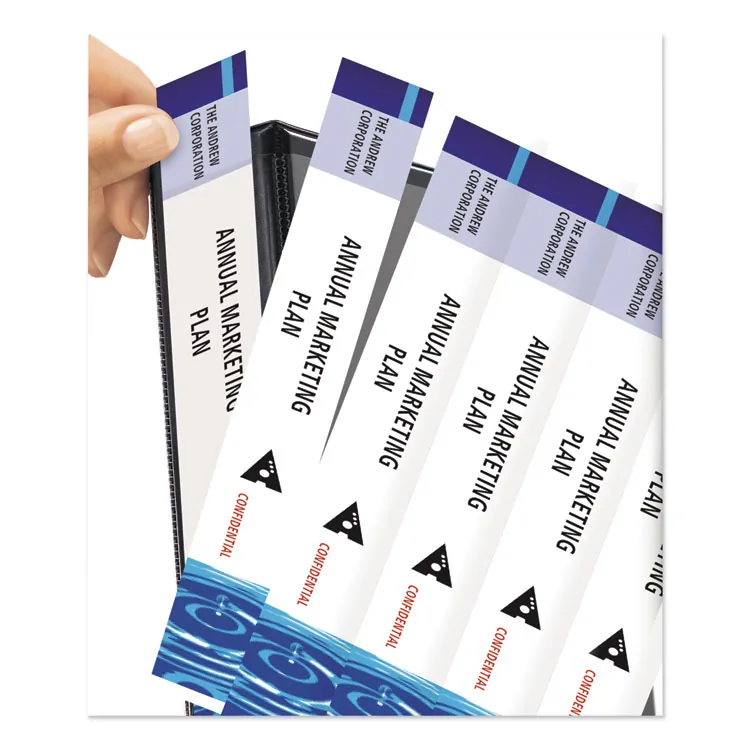 Avery Dennison AVE 89107 — Avery® Binder Spine Inserts - 2 Sheet - White - 20 / Pack