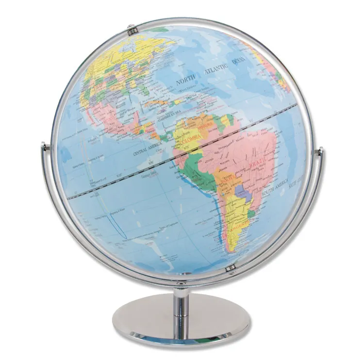 ADVANTUS CORPORATION AVT 30502 — Advantus 12 Political World Globe - 13 Width x 16 Height - 12 Diameter - Multi