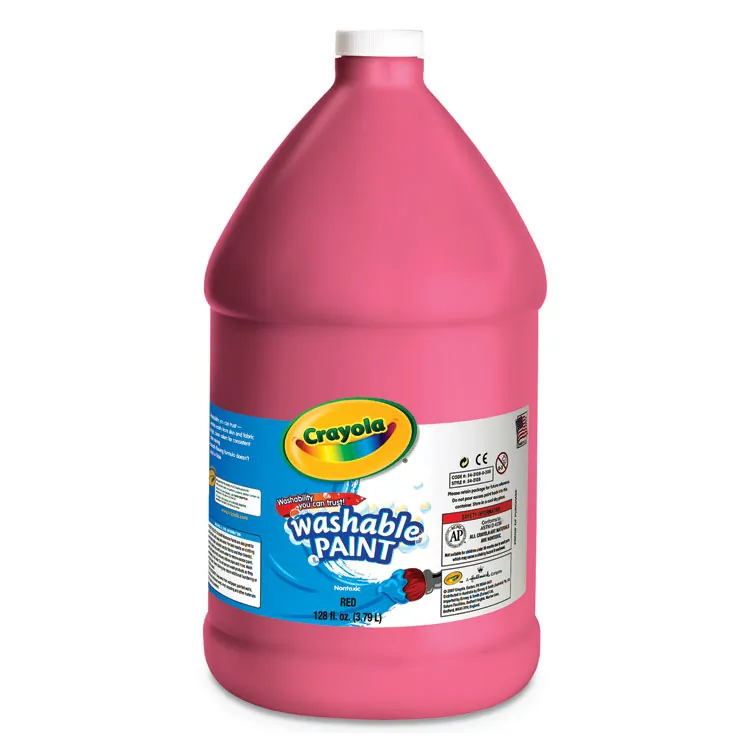 CRAYOLA CYO 542128038 — Crayola 1 Gallon Washable Paint - 1 Each - Red