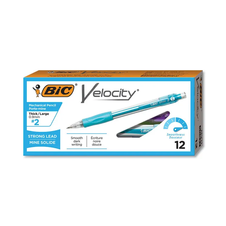 BIC BIC MV711BK — BIC Mechanical Pencils - #2 Lead - 0.7 mm Lead Diameter - Refillable - Blue Barrel - 12 / Dozen