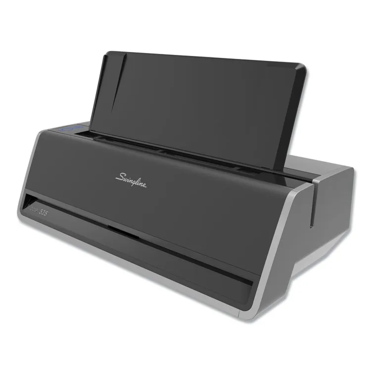 ACCO Brands A7074532A — Swingline Commercial Electric Punch - 2 Punch Head(s) - 28 Sheet - 1/4 Punch Size - Black, Gray