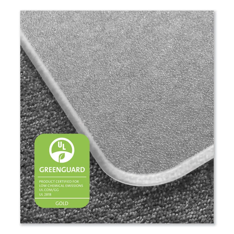 FLOORTEX FLR M121525ER — Cleartex Megamat Hard Floor/All Pile Chair Mat - Home, Workstation, Hard Floor, Carpet, Office - 60 Length x 46 Width - Rectangle - Polycarbonate - Clear