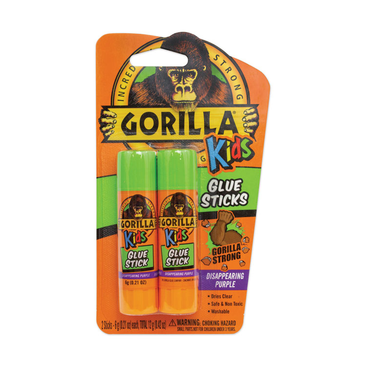 GORILLA GLUE COMPANY GOR 2637801 - Gorilla Kids Disappearing Purple Glue Stick - 0.70 oz - 1 Ea