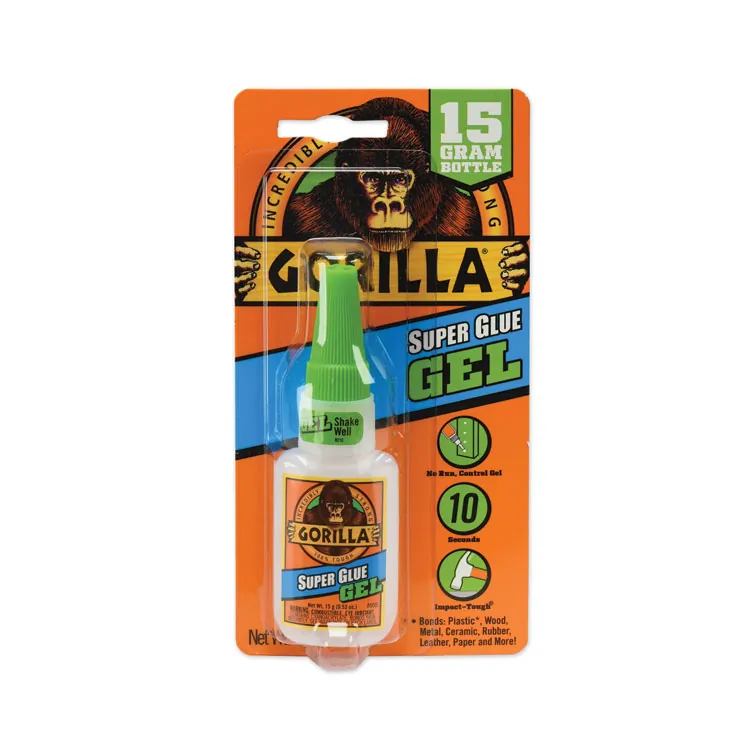 GORILLA GLUE COMPANY GOR 7600101 — Gorilla Super Glue Gel - 0.53 oz - 1 Each - Clear