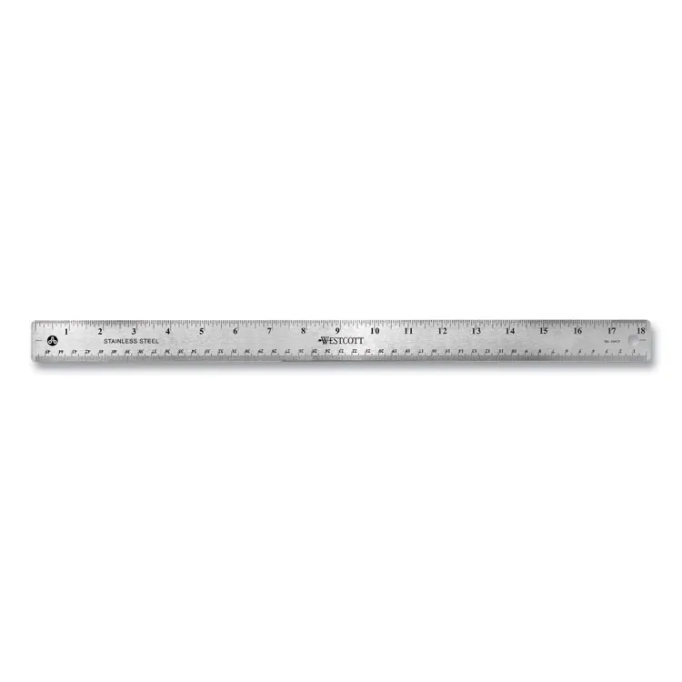 ACME UNITED CORPORATION ACM 10414 - Westcott Stainless Steel Rulers - 6 Length 0.8 Width - 116, 
