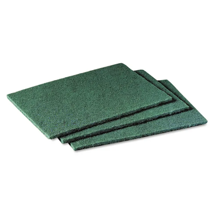 3M MMM 96 — Scotch-Brite Scrubbing Pads - 6 Width x 9 Depth - 20/Pack - Synthetic - Green