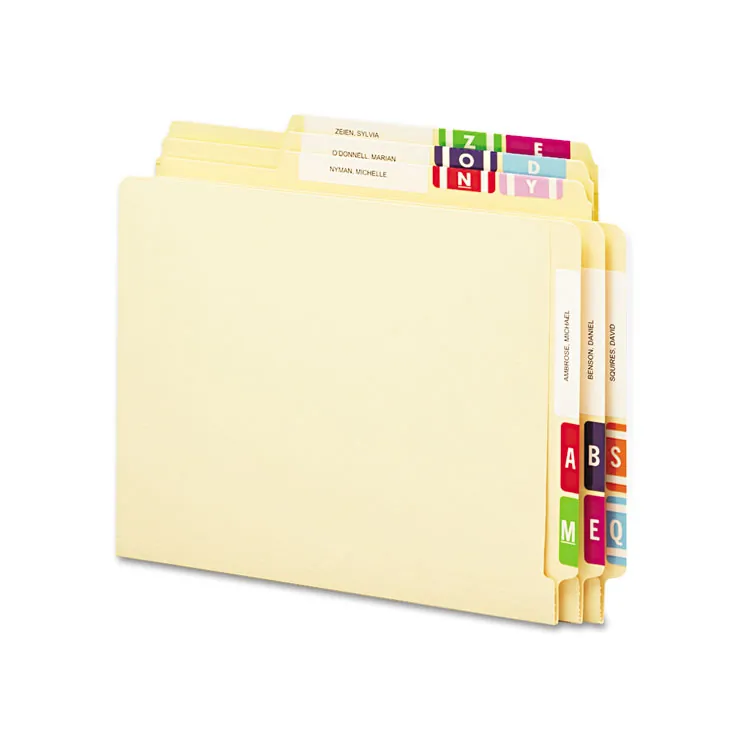 SMEAD MANUFACTURING CO. SMD 67175 — Smead AlphaZ ACCS Color-Coded Labels - E - 1 x 1 5/8 Length - Purple - 10 / Sheet - 100 / Pack