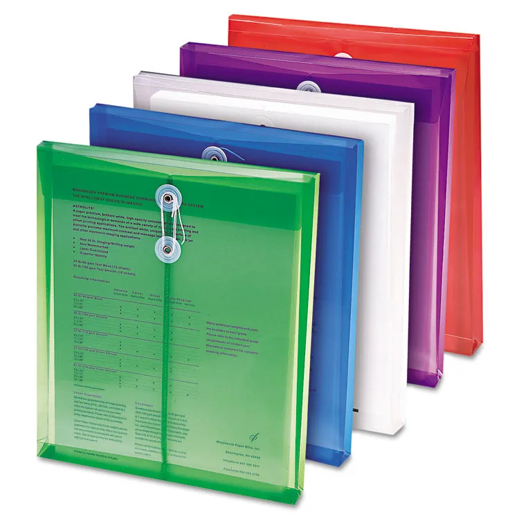 SMEAD MANUFACTURING CO. SMD 89522 — Smead Ultracolor Letter File Pocket - 8 1/2 x 11 - 200 Sheet Capacity - 1 1/4 Expansion - Poly - Blue - 5 / Pack