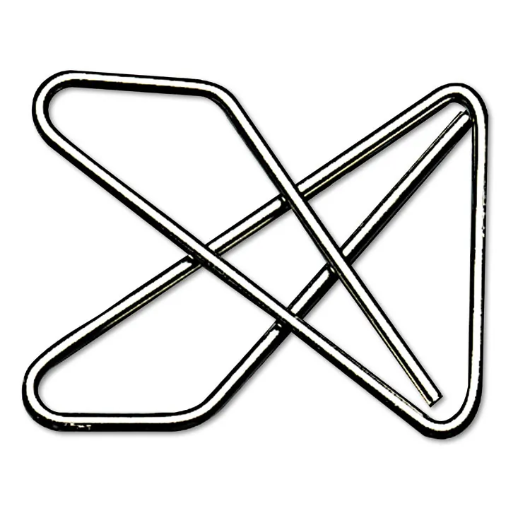 ACCO Brands A7072620B — ACCO Ideal Paper Clamps - Small - No. 2 - 100 Sheet Capacity - 50 / Box - Silver
