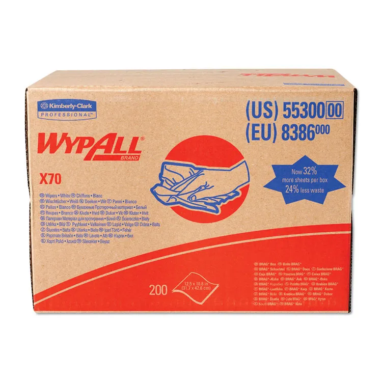 C2G 41412 — Blue X70 Cloths Pop-Up Box - 100 Cloths per Box
