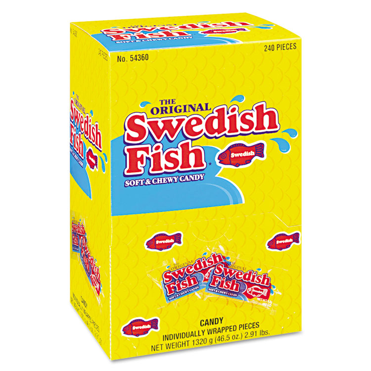 MONDELEZ INTERNATIONAL 00 70462 43146 00 - CANDY,SWEDISH FISH 240BX