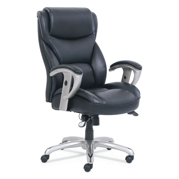 LF PRODUCTS PTE LTD 49416BRW — Emerson Big and Tall Task Chair - Brown & Silver