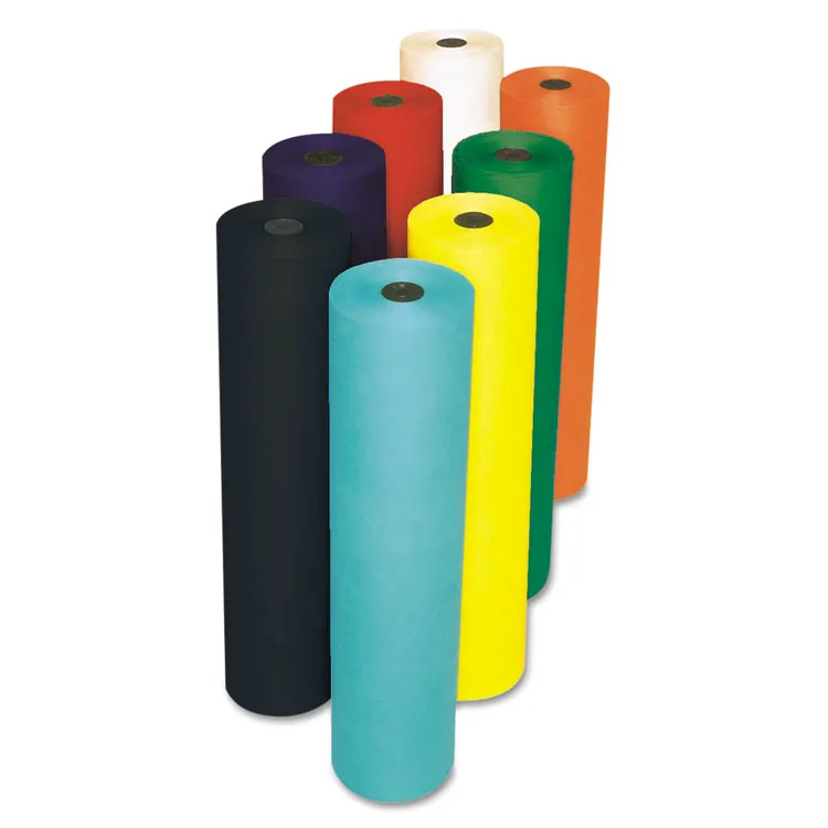 PACON CORPORATION 63120 — Rainbow Colored Kraft Duo-Finish Kraft Paper - ClassRoom Project - 36Width x 1000 ftLength - 1 / Roll - Lite Green - Kraft