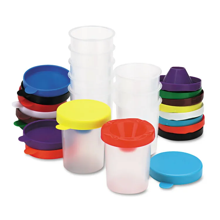 PACON CORPORATION PAC 5100 — Creativity Street No-Spill Paint Cups Assortment - 1 / Set - Assorted