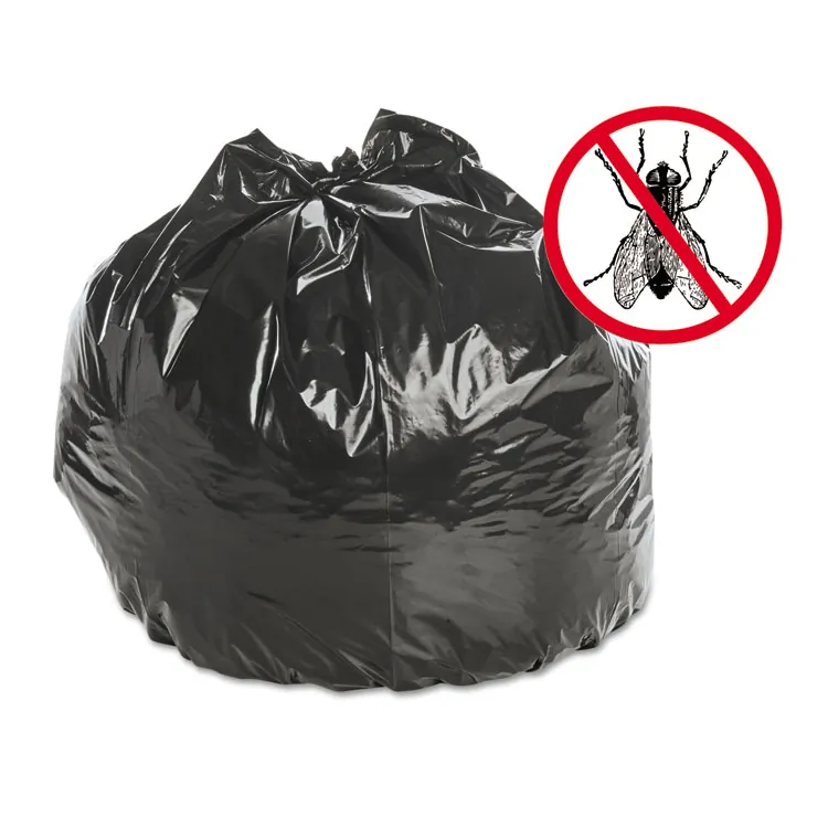 STOUT STO P3340K20 — Stout Insect Repellent Trash Bags - 30 gal - 33 Width x 40 Length x 2 mil (51 Micron) Thickness - Black - Polyethylene - 90/Box