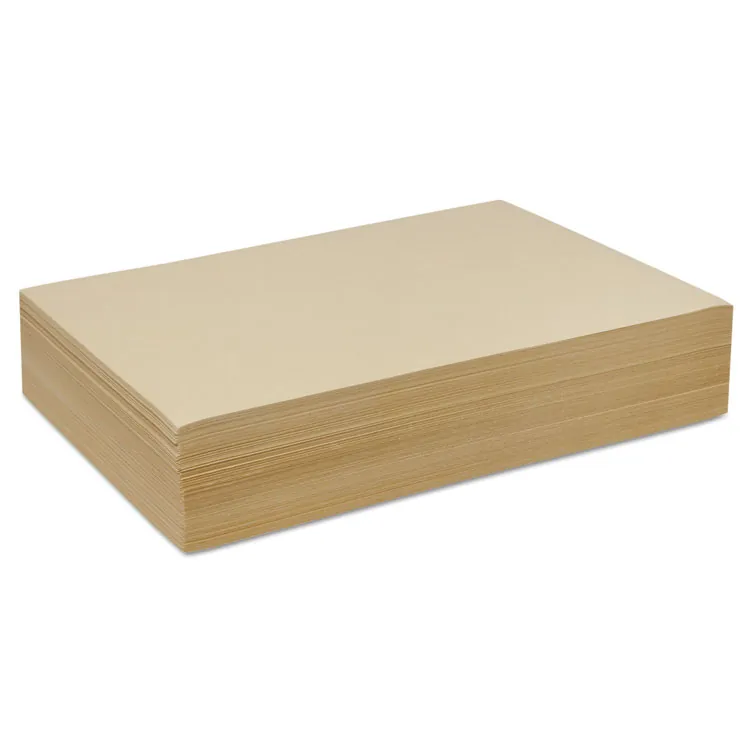 PACON CORPORATION PAC 4112 — Pacon Drawing Paper - 500 Sheets - 12" x 18" - Manila Paper - Mediumweight - 500 / Ream