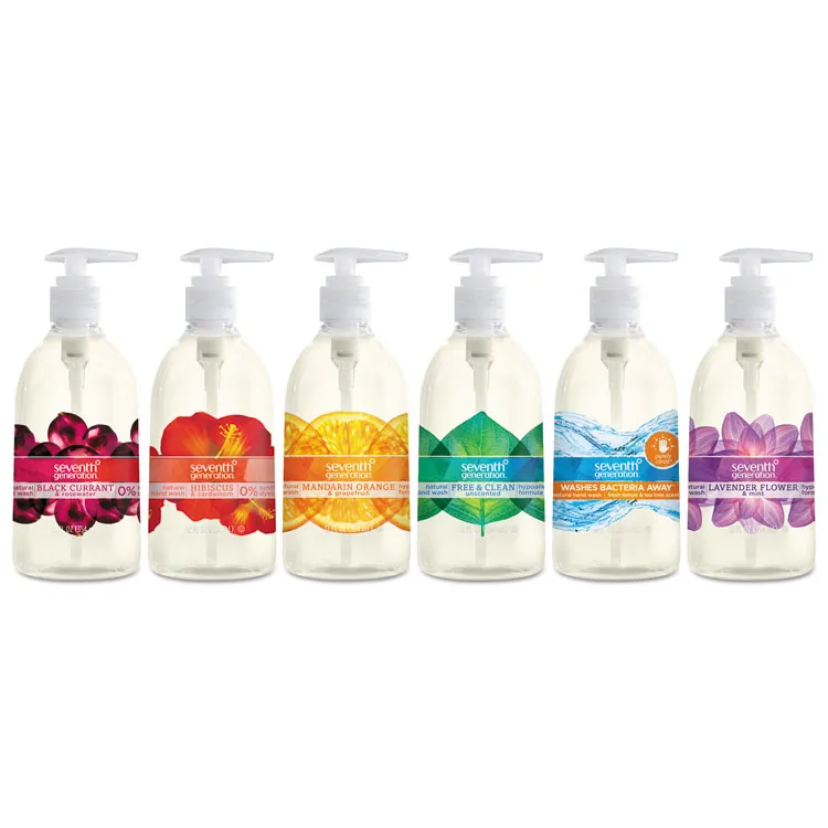 SEVENTH GENERATION SEV 22925CT — Natural Mandarin Orange Hand Wash 12 Oz Pump Bottle