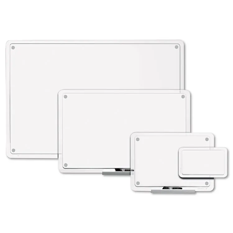QUARTET TM1107 — IQ Total Erase Dry Erase Board, 11 x 7 inches, Clear Frame