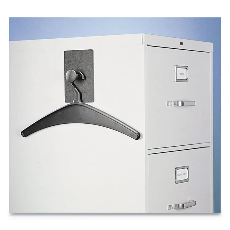 QUARTET 2015M — Heavy-Duty Magnetic Coat Hook - Black Metal