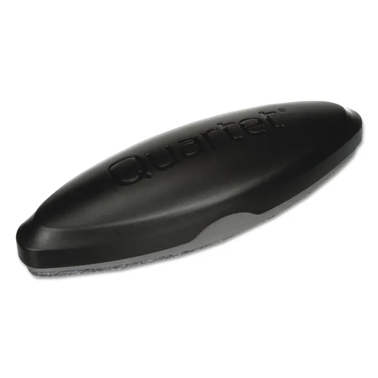 QUARTET BFEB2 — 2-in-1 Magnetic Eraser - Black with Dual Functionality
