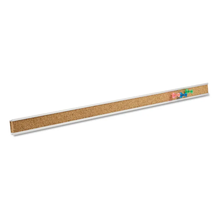 QUARTET 2004 — 24" Natural Cork Bulletin Bar with Aluminum Frame
