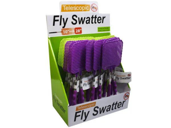 Bulk Buys GE444 — Adjustable Length Fly Swatter for Easy Bug Control