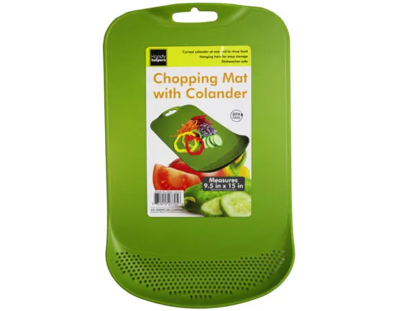 Bulk Buys GE479 — 2-in-1 Chopping Board with Integrated Colander