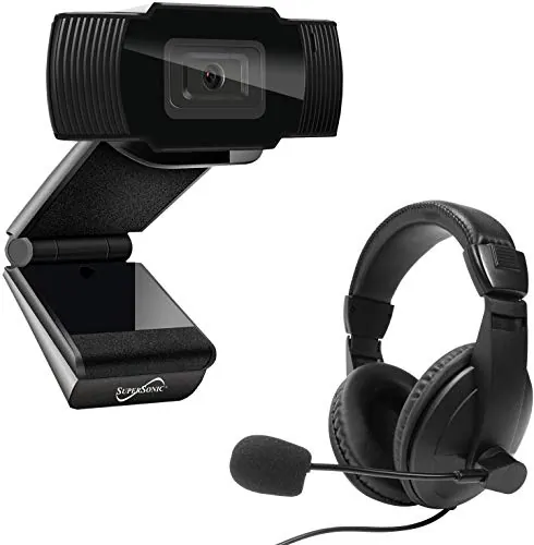Supersonic SC-942 — PRO HD VIDEO CONFRENCE WEBCAM & HEADSET