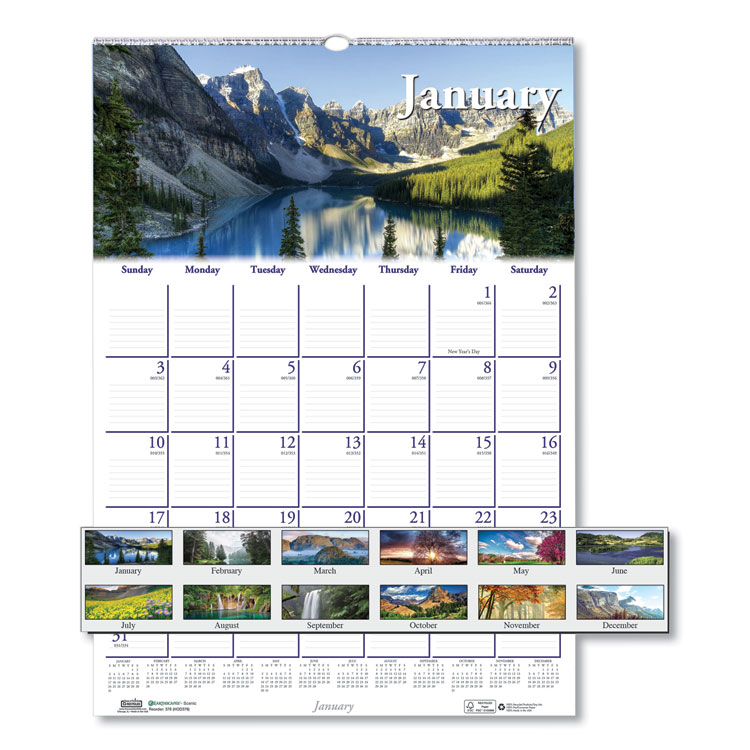 HOUSE OF DOOLITTLE 378 - CALENDAR,MONTHLY WALL