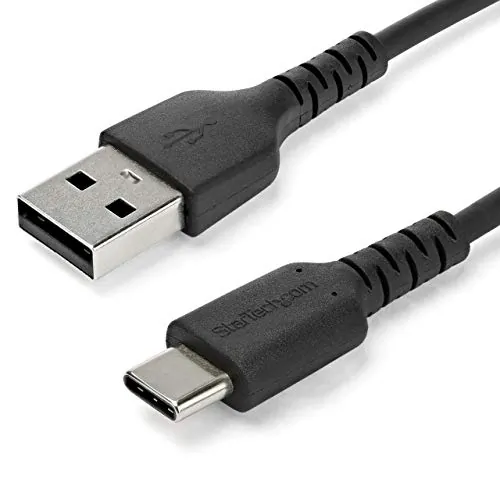 STARTECH RUSB2AC2MB — USB A TO USB C CHARGING CABLE W/KEVLAR ARAMID FIBER SHELTERING THE HEAVY DUTY CO