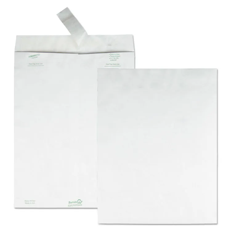 QUALITY PARK PRODUCTS QUAR1582 — Tyvek 10x13 Catalog Mailers with Redi-Strip Closure