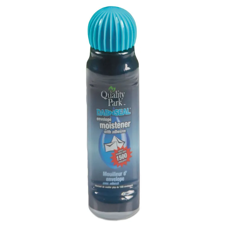 QUALITY PARK PRODUCTS QUA46071 — Clear Envelope Moistener with Adhesive - 50ml, Pack of 4