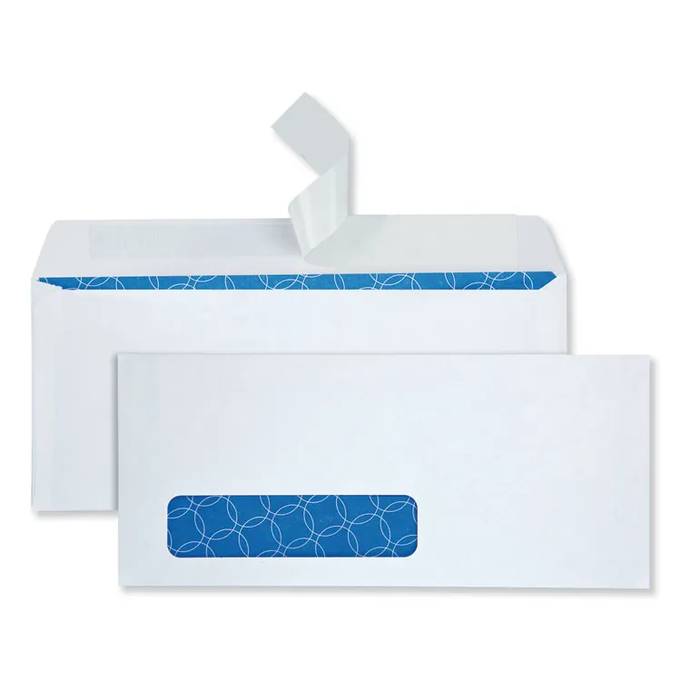 QUALITY PARK PRODUCTS QUA 90019R — Quality Park No. 10 Business Security Envelopes - Business - #10 - 4 1/8 Width x 9 1/2 Length - 24 lb - 500 / Box - White