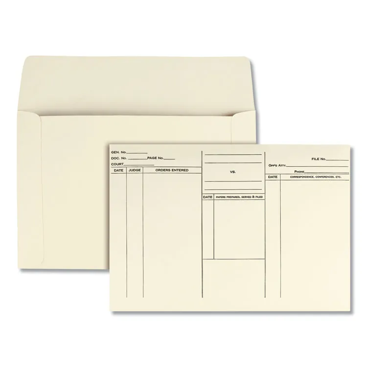 QUALITY PARK PRODUCTS QUA89701 — Attorney's Envelope 10 x 14.75 - Cheese Blade Flap