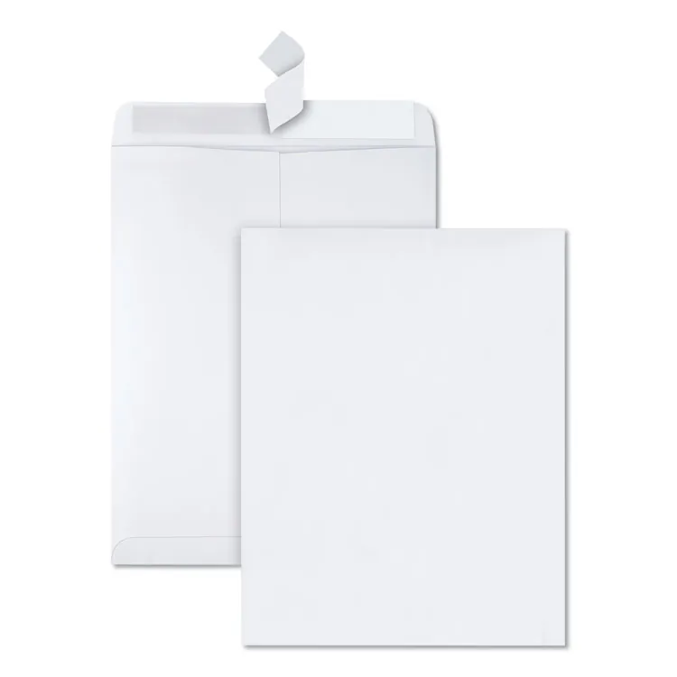 QUALITY PARK PRODUCTS QUA44334 — White 6.5x9.5 Redi-Strip Catalog Envelopes - 100 Pack