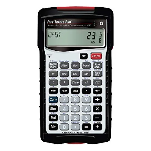 CALC INDUSTRIES CAL4095 - CALC IND 4095 Pipe Trades Professional Calculator