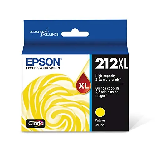 EPSON T212XL420-S — T212 HIGH CAPACITY YELLOW INK CARTRIDGE